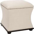 Safavieh Aroura Storage Bench Black and Beige Furniture 