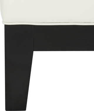 Safavieh Jordan Square Cocktail Ottoman Black and White Furniture 