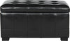 Safavieh Small Manhattan Storage Bench Black Furniture main image