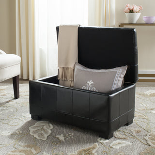 Safavieh Small Manhattan Storage Bench Black Furniture 