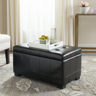 Safavieh Small Manhattan Storage Bench Black Furniture  Feature