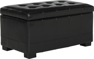 Safavieh Small Manhattan Storage Bench Black Furniture 