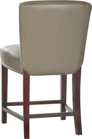 Safavieh Ken Counter Stool Clay and Cherry Mahogany Furniture 