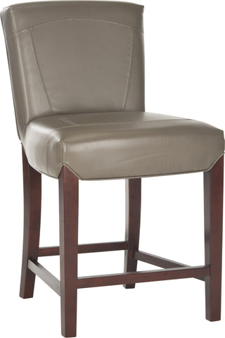 Safavieh Ken Counter Stool Clay and Cherry Mahogany Furniture 