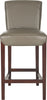 Safavieh Ken Bar Stool Clay and Cherry Mahogany Furniture main image