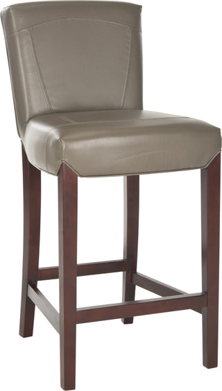 Safavieh Ken Bar Stool Clay and Cherry Mahogany Furniture 