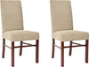 Safavieh Classic 20''H Side Chair (SET Of 2) Sage and Cherry Mahogany Furniture 