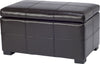 Safavieh Madison Storage Bench Small Brown and Black Furniture 