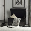 Safavieh Madison Storage Bench Small Brown and Black Furniture 