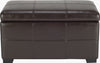 Safavieh Madison Storage Bench Small Brown and Black Furniture Main