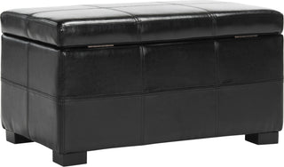 Safavieh Madison Storage Bench Small Black and Furniture 