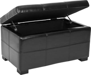 Safavieh Madison Storage Bench Small Black and Furniture 