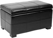 Safavieh Madison Storage Bench Small Black and Furniture 