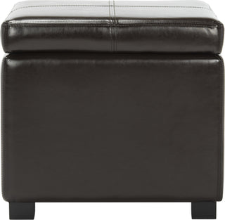 Safavieh Madison Square Ottoman Brown and Black Furniture 