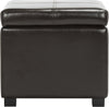 Safavieh Madison Square Ottoman Brown and Black Furniture main image