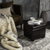Safavieh Madison Square Ottoman Brown and Black  Feature