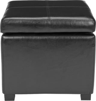 Safavieh Madison Square Ottoman Black and Furniture Main