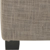 Safavieh Madison Square Ottoman Stone and Black Furniture 
