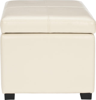 Safavieh Madison Square Ottoman Flat Cream and Black Main