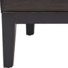 Safavieh Fulton Rect Cocktail Ottoman Brown and Black Furniture 