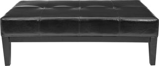 Safavieh Fulton Rect Cocktail Ottoman Black Main Feature