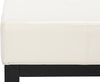 Safavieh Fulton Rect Cocktail Ottoman Flat Cream and Black Furniture 