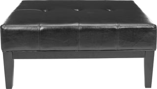 Safavieh Fulton Sqr Cocktail Ottoman Lg Black and Furniture Main