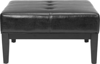 Safavieh Fulton Sq Cocktail Ottoman Small Black and Furniture 