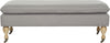 Safavieh Hampton Pillowtop Bench Arctic Grey and Pickled Oak Furniture main image