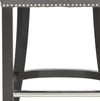 Safavieh Addo Ring Counter Stool Charcoal and Espresso Furniture 