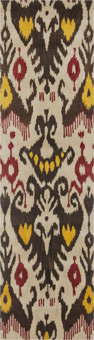 Safavieh Ikat Ikt216 Beige/Brown Area Rug Runner