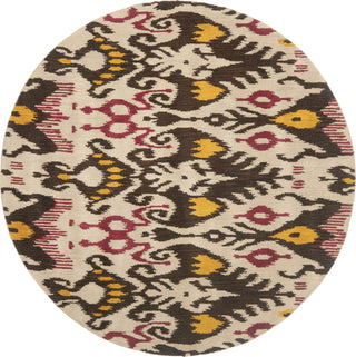 Safavieh Ikat Ikt216 Beige/Brown Area Rug Round