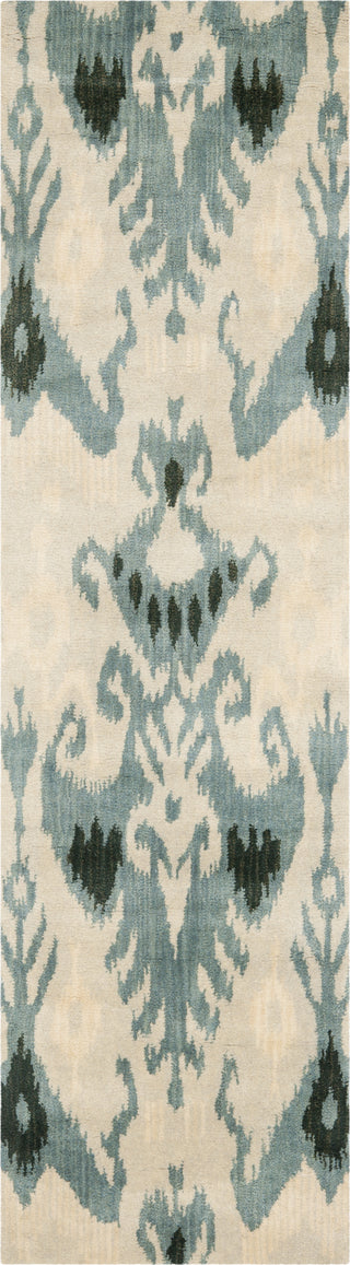 Safavieh Ikat Ikt216 Beige/Slate Area Rug Runner