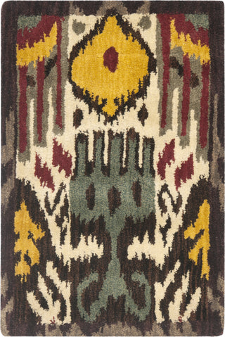 Safavieh Ikat Ikt217 Creme/Brown Area Rug 