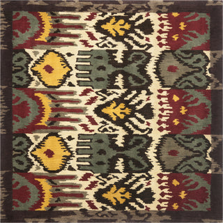 Safavieh Ikat Ikt217 Creme/Brown Area Rug Square