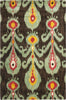 Safavieh Ikat Ikt219 Charcoal/Blue Area Rug main image
