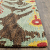Safavieh Ikat Ikt219 Charcoal/Blue Area Rug Detail