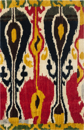 Safavieh Ikat Ikt222 Cream/Green Area Rug 