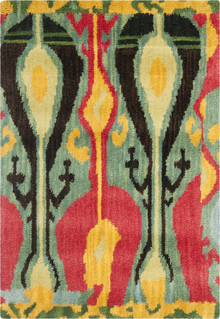 Safavieh Ikat Ikt222 Blue/Green Area Rug 