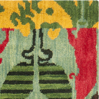 Safavieh Ikat Ikt222 Blue/Green Area Rug 