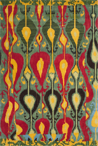 Safavieh Ikat Ikt222 Blue/Green Area Rug Main