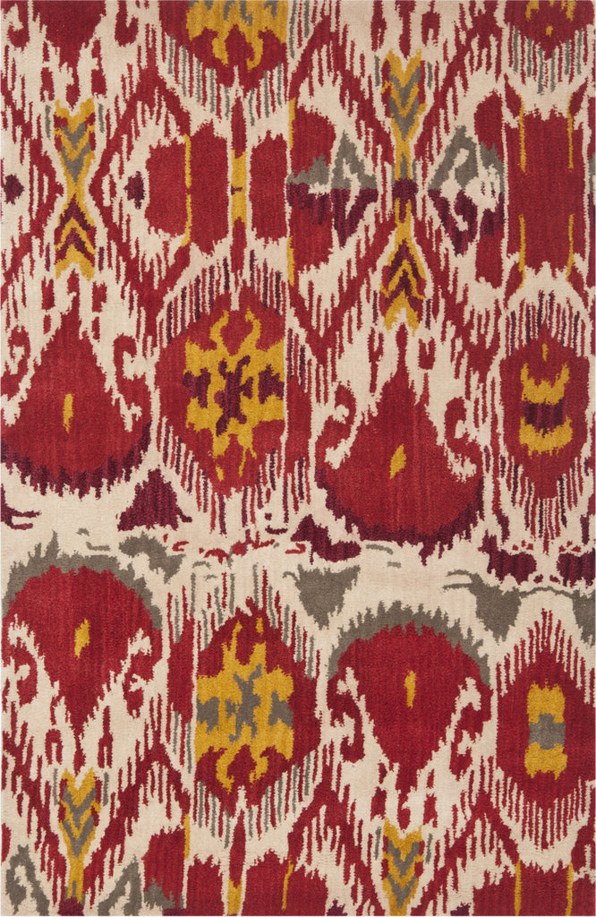 Safavieh Ikat Ikt226 Ivory/Red Area Rug main image