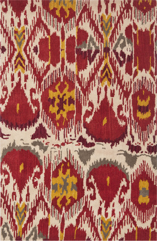 Safavieh Ikat Ikt226 Ivory/Red Area Rug main image