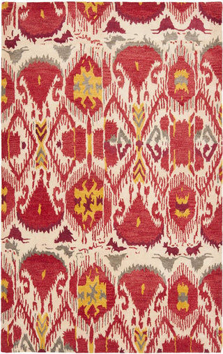 Safavieh Ikat Ikt226 Ivory/Red Area Rug Main