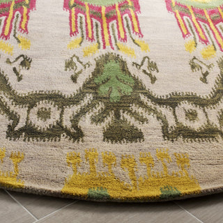 Safavieh Ikat Ikt464 Beige/Yellow Area Rug Detail