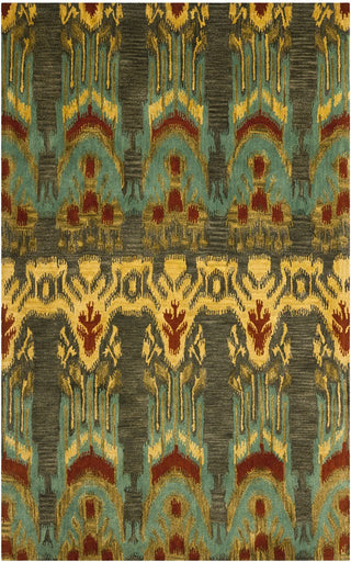 Safavieh Ikat Ikt464 Olive/Gold Area Rug Main