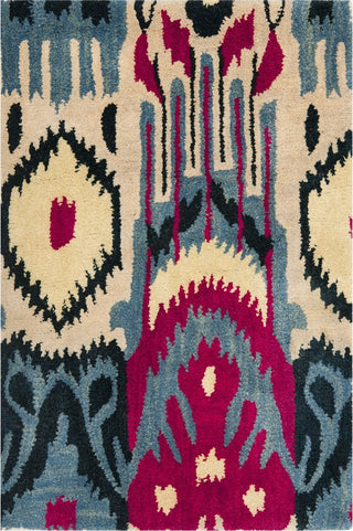 Safavieh Ikat Ikt466 Beige/Blue Area Rug 