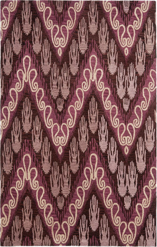 Safavieh Ikat Ikt473 Dark Brown/Purple Area Rug main image