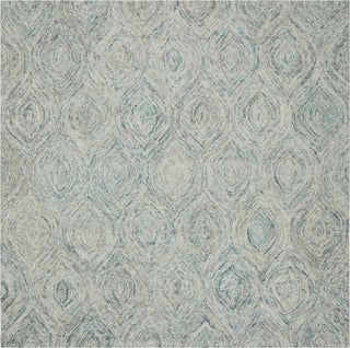 Safavieh Ikat Ikt631 Ivory/Sea Blue Area Rug Square