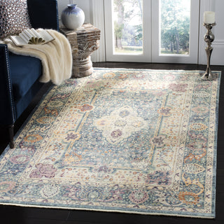 Safavieh Illusion ILL704K Teal/Cream Area Rug 